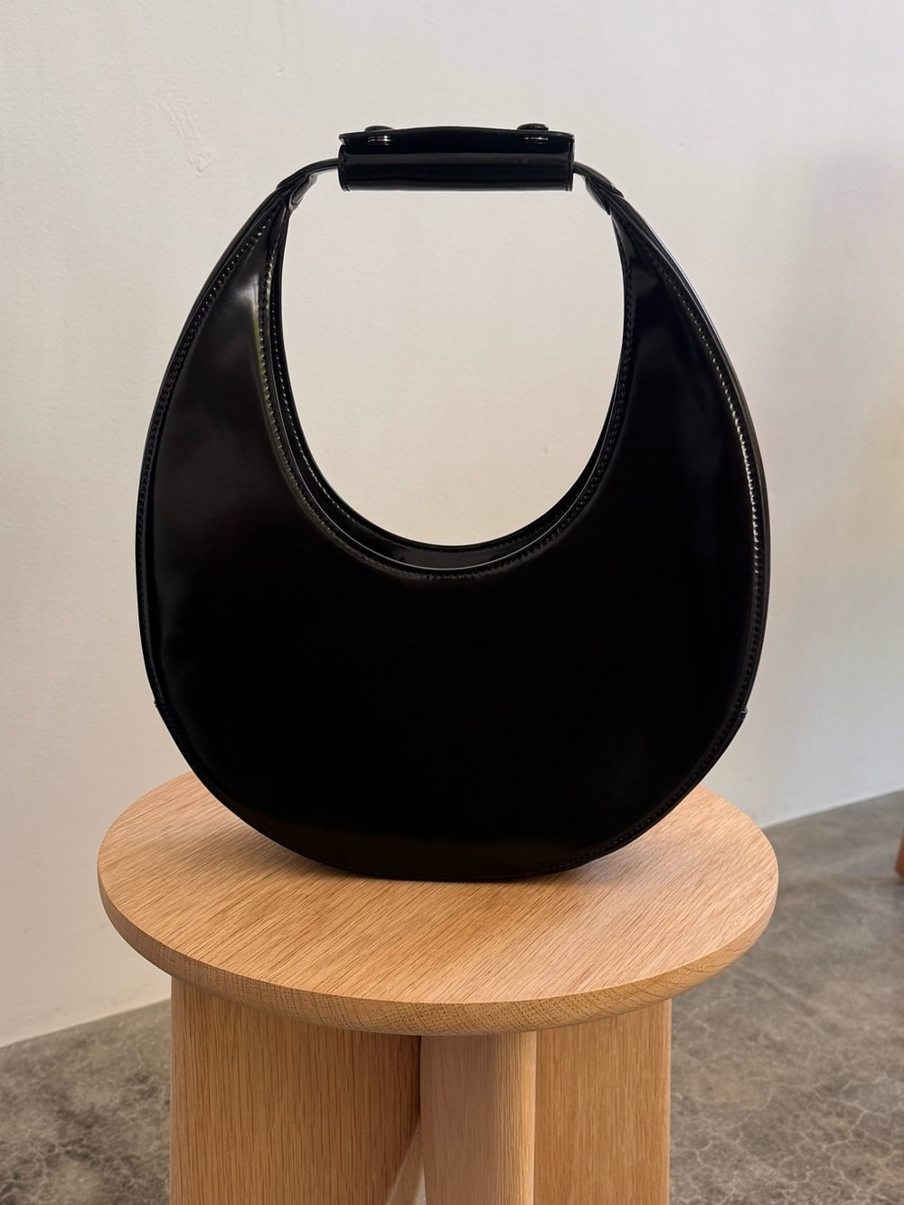 Staud Moon Bag in Black